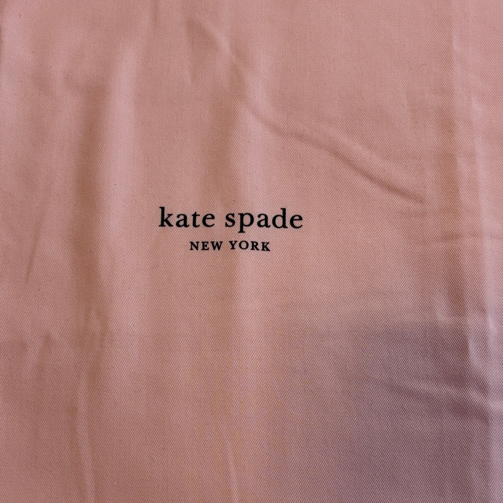 Kate Spade New Logo Pink XL Large Drawstring Dust Bag - Picture 3 of 6